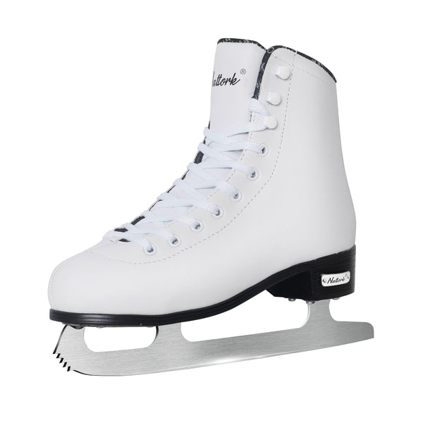 Nattork Figure Skates Excellence Stainless Steel Blades Ice Figure Skating with Enhanced Support Strength Performance and Ultimate Comfort for Youth and Adult