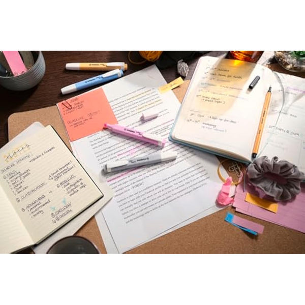 STABILO swing cool Pastel - Highlighter - Pack of 8 - Assorted Colours