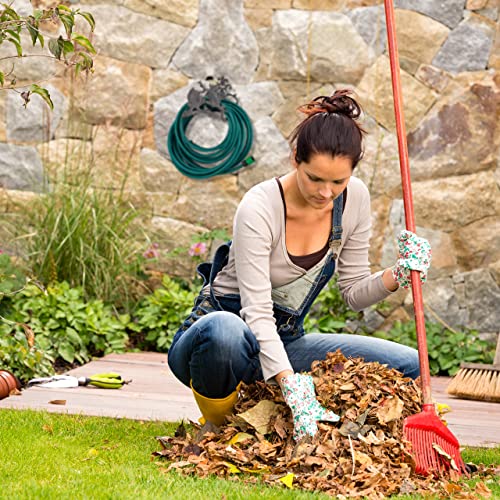 Relaxdays Garden Hose Holder, Cast Iron, Owl, Nostalgic Hose Reel, Wall-Mounted, HxWxD: 23 x 24 x 15 cm, Grey