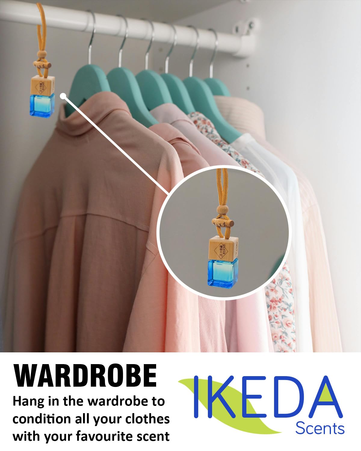 Car Air Fresheners for Men | Air Fresheners with Odour Eliminator Technology | Long Lasting Fragrance Car Accessories for Men | Strong Scents Perfume Diffusers (10ml Dark Night)