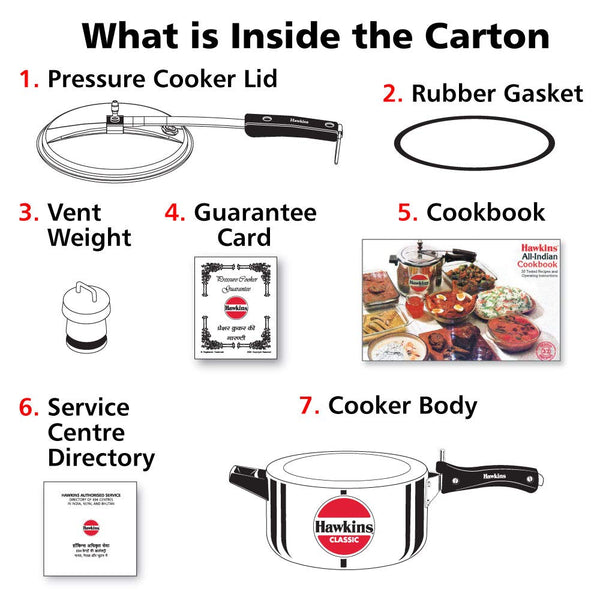 Hawkins Classic Pressure Cookers (4 Litre)