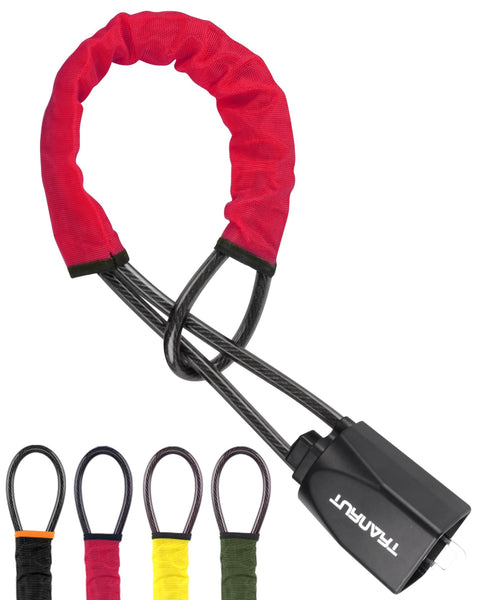 Turnart Steering Wheel Lock Seat Belt Lock Universal Fit Most Vehicles Sturdy Lock for Car Truck SUV Van Security with 3 Keys (Yellow)