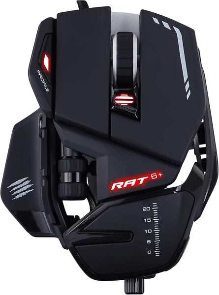MAD CATZ R.A.T. 8+ Gaming Mouse (USB/Black/16000dpi/11 Buttons) - MR05DCINBL000-0