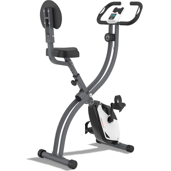 Ultrasport F-Bike Folding Exercise Bike 286 lbs Capacity, Extra Silent with Relax Foam Seat I Exercise Bikes for Home Use, Exercise Bike Foldable, Indoor Bike, Stationary Bike