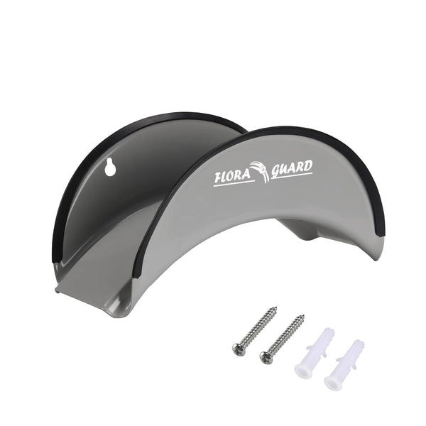 FLORA GUARD Garden Wall Mounted Hose Reel 20+2m, Heavy Duty Hose Reel Wall Mount, 9 Pattern Nozzle, Supplied with Nozzle, Fittings and Fixings