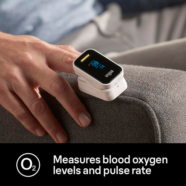 Braun Pulse Oximeter 1 - Accurate Blood Oxygen Finger Monitor - Easy-to-use at Home - For COPD, Pneumonia, Sleep Apnea Sufferers - Great for Athletes- YK-81CEU