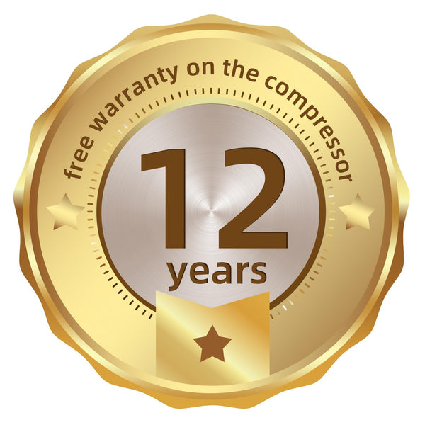 CHiQ FBM157L4EU, Fridge Freezer, 157L, 70/30, 12-Year Compressor Service, Low Frost, E, 39 dB, 48cm Wide 144cm Tall, Black