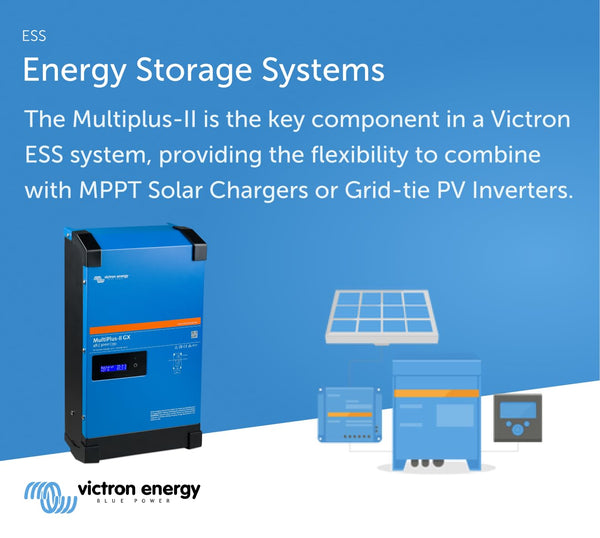 Victron Energy MultiPlus-II GX Pure Sine Wave Inverter Charger for 35 amp Battery, 3000VA 48-Volt 230V