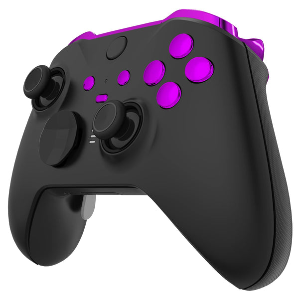 eXtremeRate Chameleon Purple Blue Buttons for Xbox One Elite Series 2 Controller, LB RB LT RT Bumpers Triggers ABXY Start Back Sync Profile Switch Keys for Xbox Elite Series 2 Core Controller