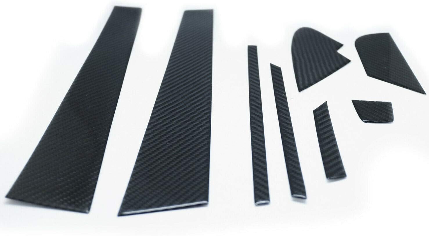 GAZOZ PERFORMANCE Carbon B Pillar Mask Panel Window Trims for 2015-2020 Subaru WRX STI VA - 15pcs