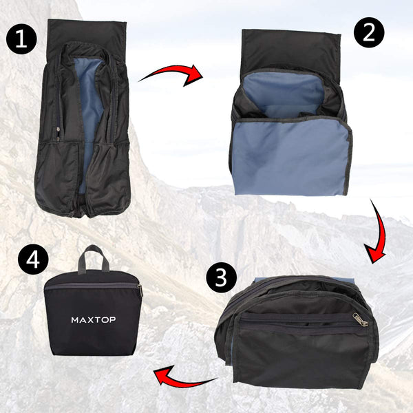 MAXTOP 40L Ultra Lightweight Packable Backpack Foldable Rucksack Water Resistent For Men Women Kids Outdoor Camping Hiking Travel Daypack Handy Durable