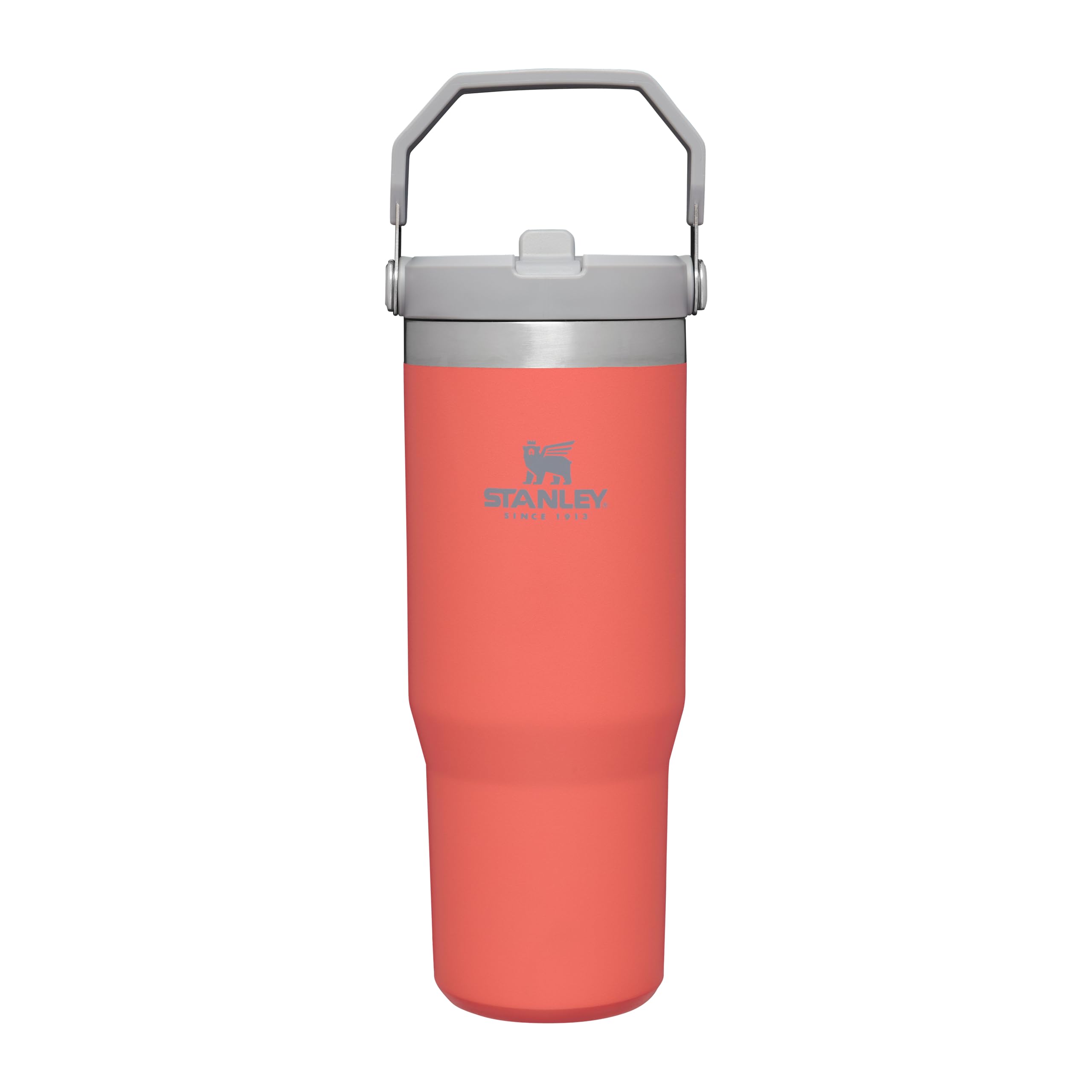 Stanley Flip Straw Tumbler 1.0 Water Bottle With Straw 0.89L - Keeps Cold For 12+ Hours - Easy To Carry - Dishwasher Safe - Stainless Steel Thermal Flask - BPA-Free Travel Mug - Navy