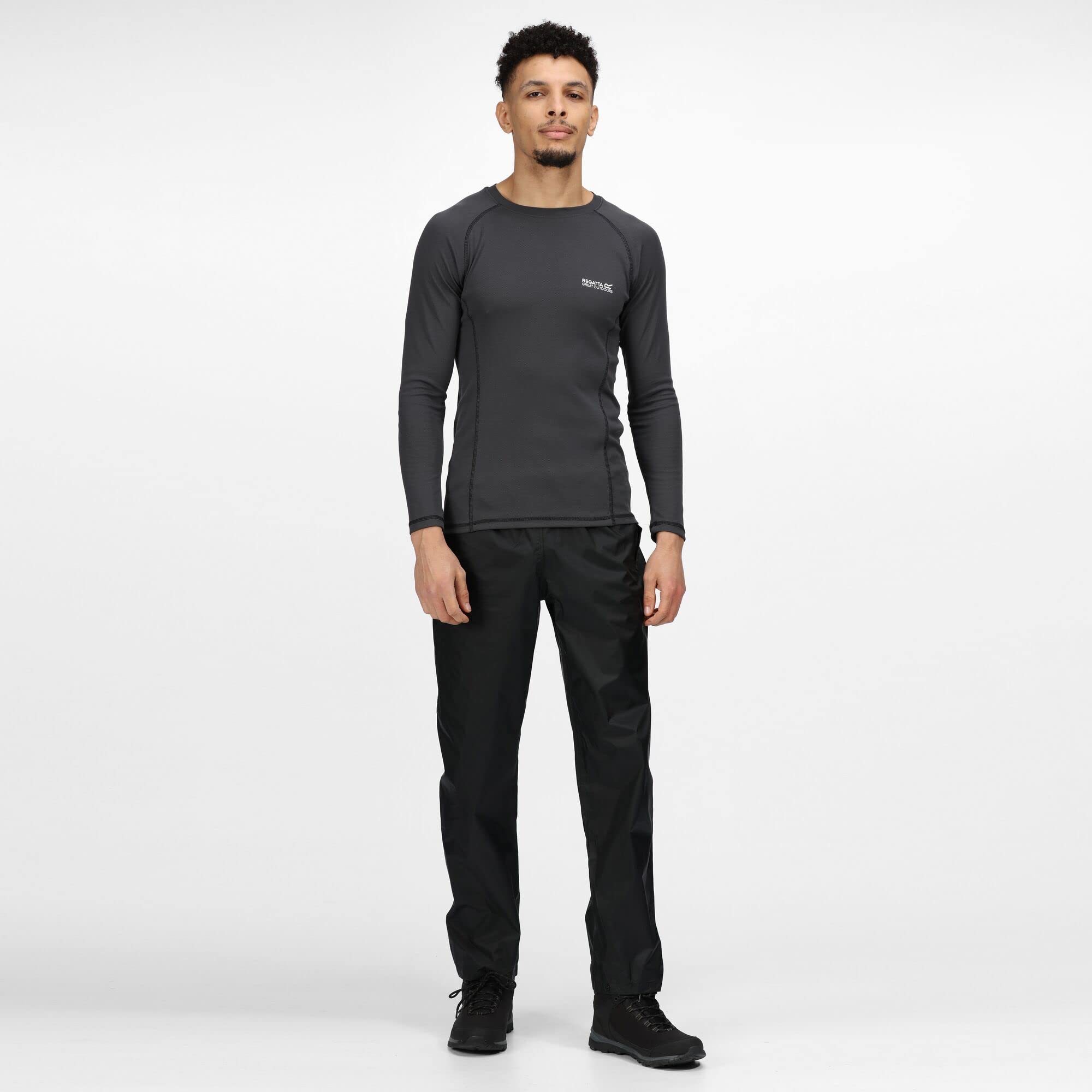 Regatta Men's Pack-it Waterproof Outdoor Overtrousers Pack-away Bag Hiking Lightweight