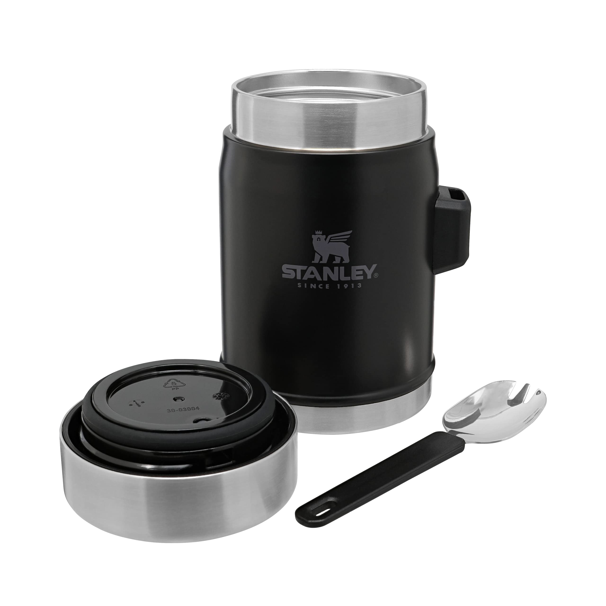 Stanley Classic Legendary Food Jar 0.4L With Spork - Keeps Cold For 7 Hours - BPA-Free Stainless Steel Soup Flask - Leakproof - Dishwasher Safe - Rose Quartz