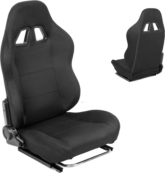 Dardoo Ergonomic Racing Seat with Adjustable Double Slide Simulator Cockpit Racing Gaming Seat Adapt Gaming Simulator Cockpit Racing Wheel Stand Video Game Chairs With Lumbar Support Black