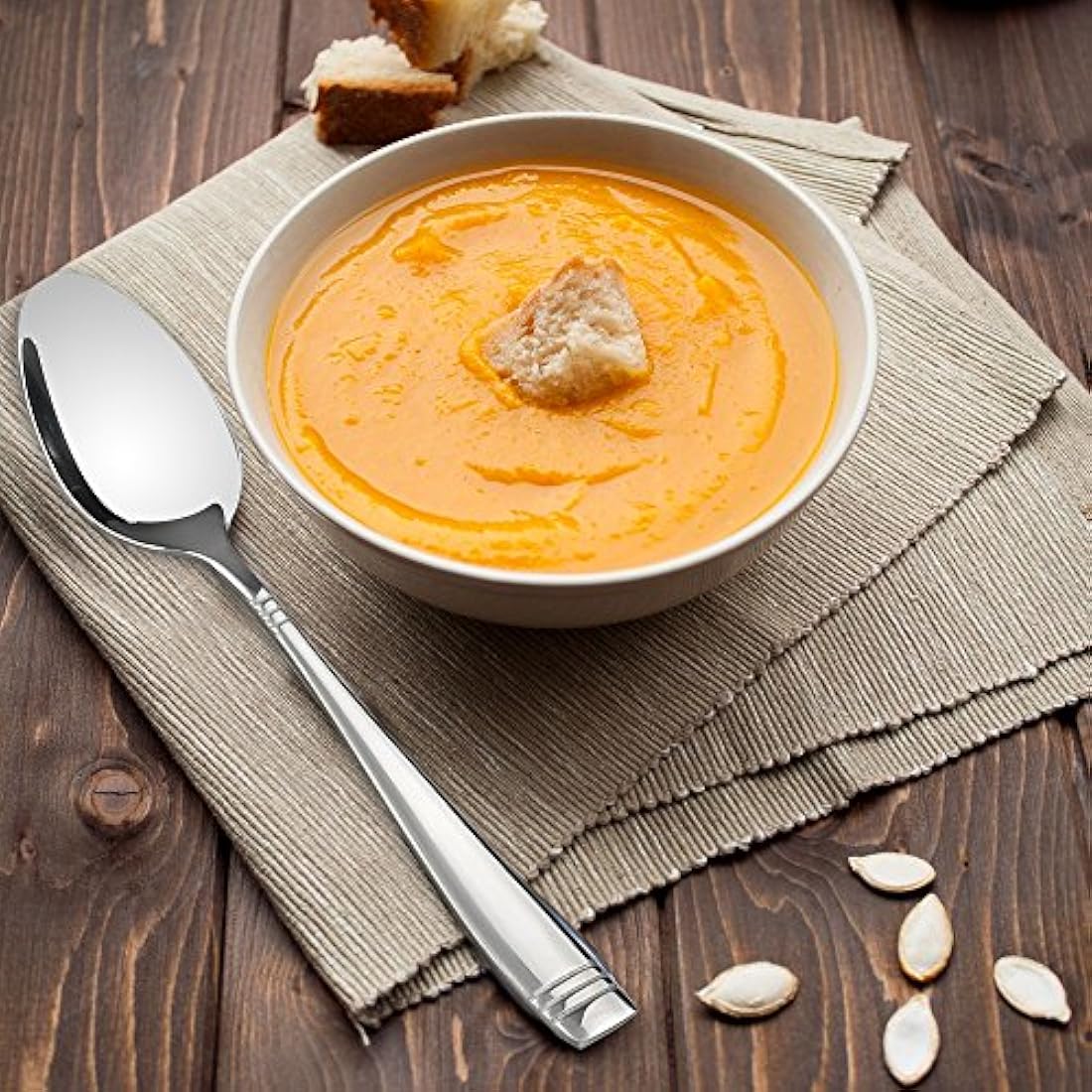 Dynko 48 Pieces Stainless Steel Cutlery Set, Service for 12 Persons