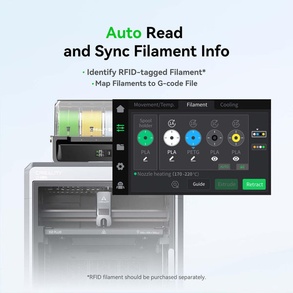 Creality K1C 3D Printer, 600mm/s Fast Speed Clog-Free Extruder Auto Leveling 3D Printers with AI Camera for 300°C Printing,Switchable Silent Mode Reliable Carbon Fiber 3D Printing 220*220*250mm(Black)