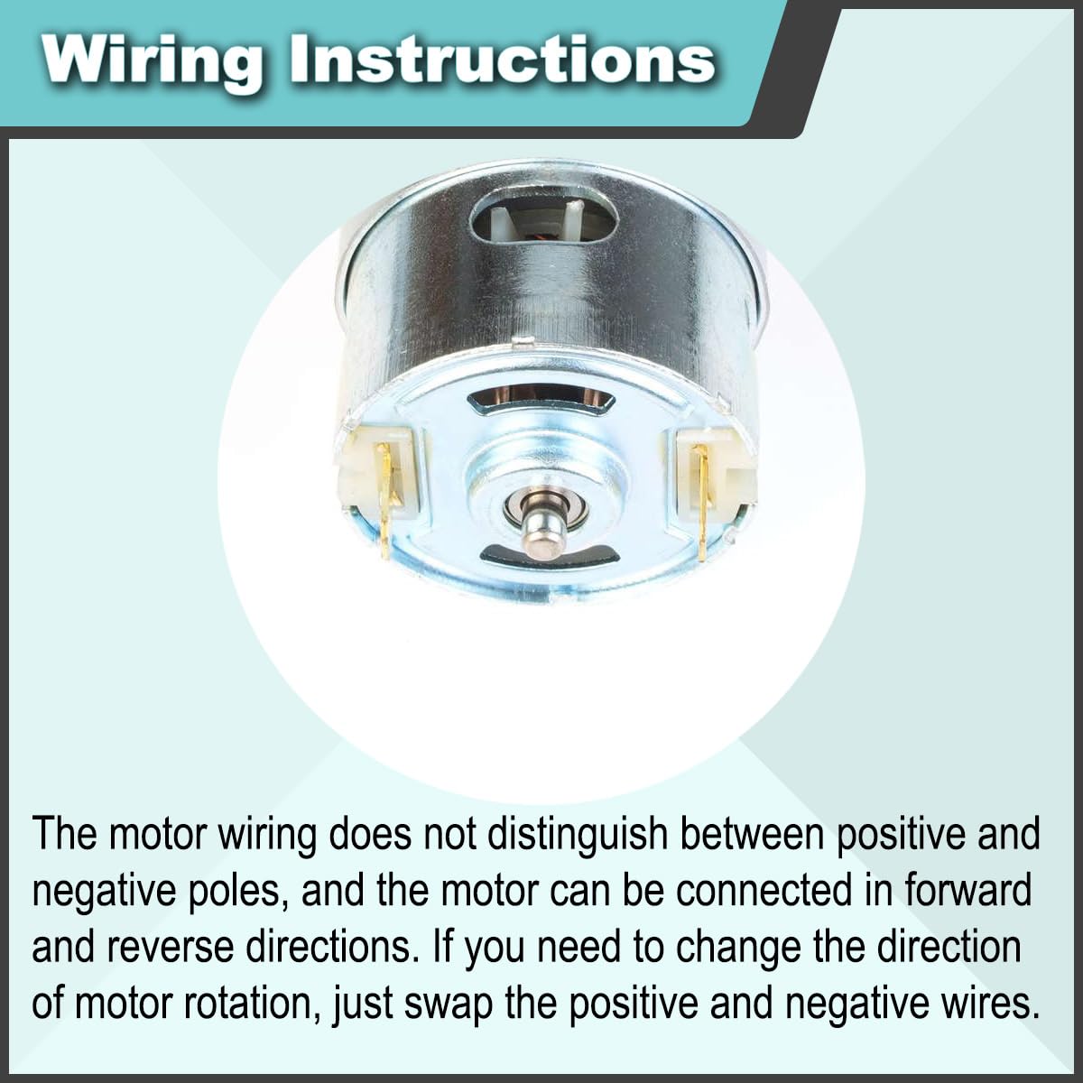 2 Pcs 545 Micro Motor DC 3.7-7.4 V 23500 RPM Long Shaft High Torque Gear RC Power Wheel Mini/Small Motor with Spring Wire, for RC Toy Car/Robot/Mini Fan/Electric Drill/UAV/DIY/Test