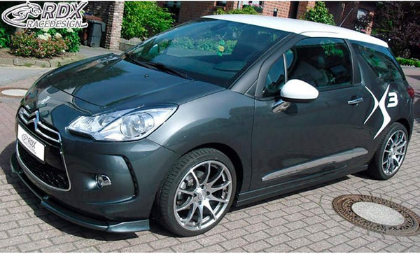 RDX Racedesign Front spoiler Vario-X compatible with Citroën DS3 2009-2016 (PU)