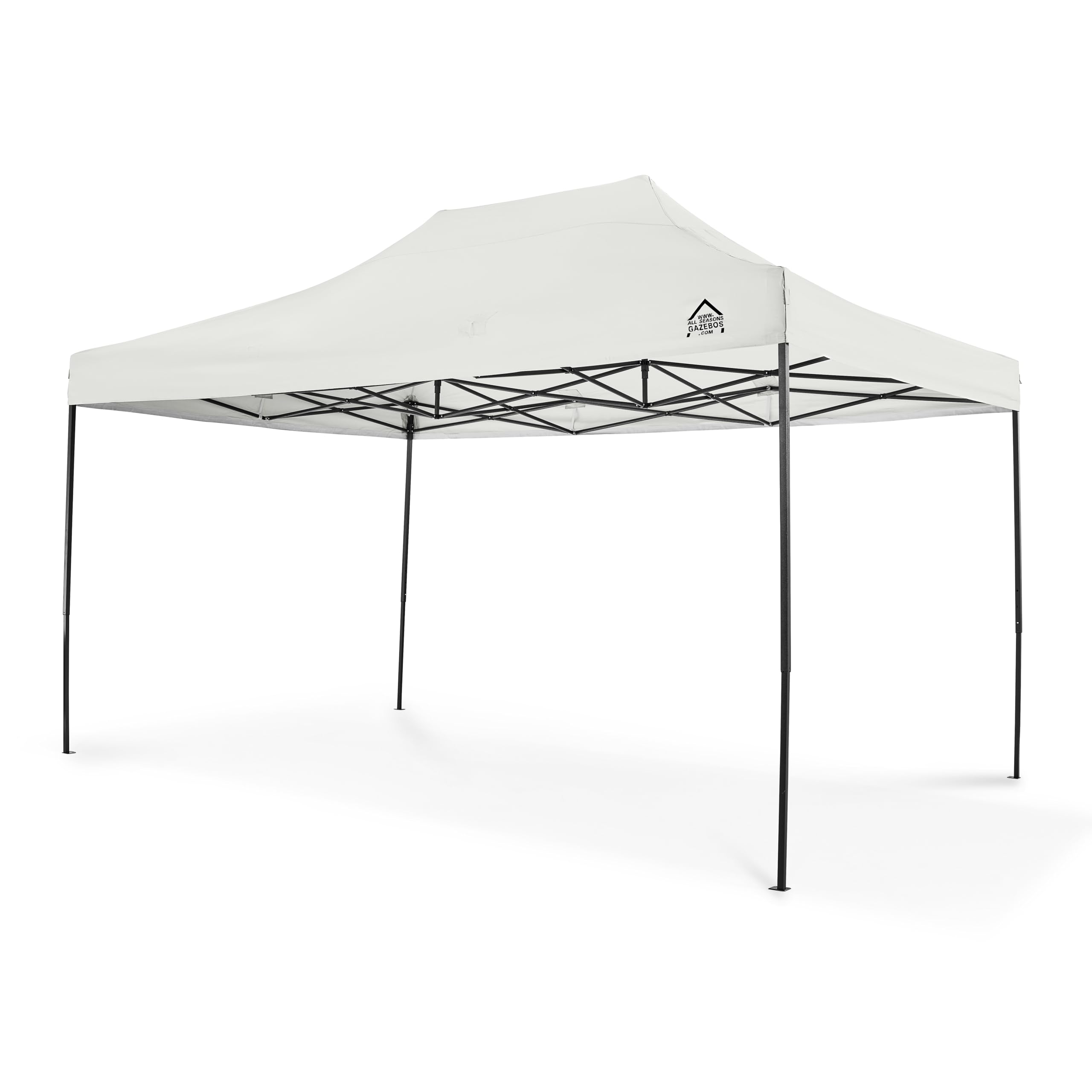 All Seasons Gazebos 3x4.5 Fully Waterproof Pop up Gazebo With Accessories - Metallic Grey