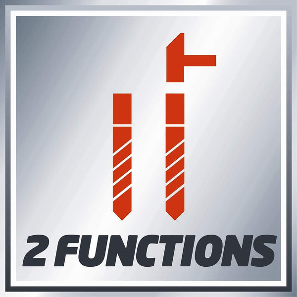 Einhell TC-ID 1000 E Impact Drill | Hammer Drill With Auxiliary Handle, Soft Grip, Speed Control | 1010W Electric Drill With Percussion Hammer Drilling Function , Red