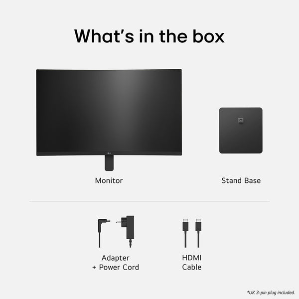 LG Electronics Monitor 27MR400-B, 27 Inch, Full HD 1080p, 100Hz, 5ms GtG, IPS Panel, AMD FreeSync, Smart Energy Saving, Anti-Glare, HDMI, Matte Black