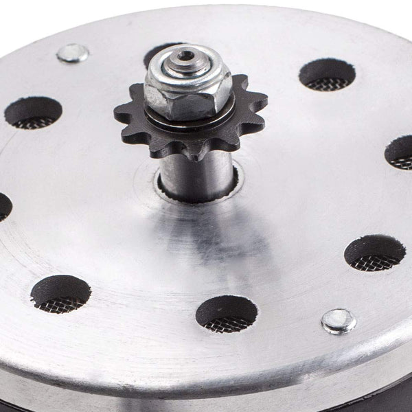 maXpeedingrods Electric DC Motor Brushed Scooter with Bracket for Go Kart DIY Scooter E Bike 500W 24V