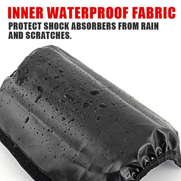 MiJunHD Motorcycle Rear Shock Absorber Pedal Shock Absorber Dust Cover Waterproof Cover Protective Cover ATV Electric Vehicle Off-road Motorcycle, 35CM (ROCKST)