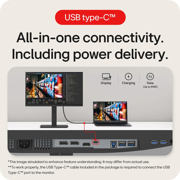 LG Electronics Monitor 27MR400-B, 27 Inch, Full HD 1080p, 100Hz, 5ms GtG, IPS Panel, AMD FreeSync, Smart Energy Saving, Anti-Glare, HDMI, Matte Black