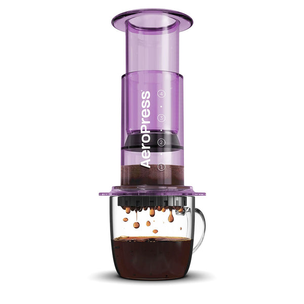 AeroPress Clear Coffee Press  3 In 1 Brew Method Combines French Press, Pourover, Espresso, Full Bodied Coffee Without Grit or Bitterness, Small