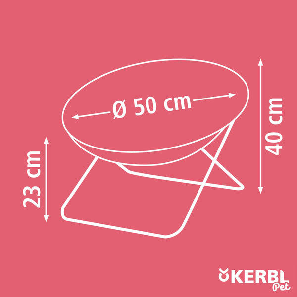 Kerbl Sleeping Nest Sharon, White