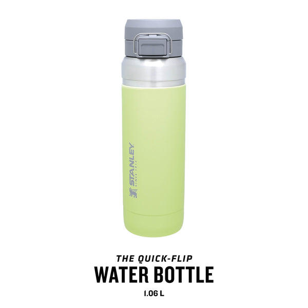 STANLEY Quick Flip Stainless Steel Water Bottle 0.47L - Keeps Cold For 7 Hours - Leakproof - BPA-Free Thermal Flask - Dishwasher Safe - Cup Holder Compatible