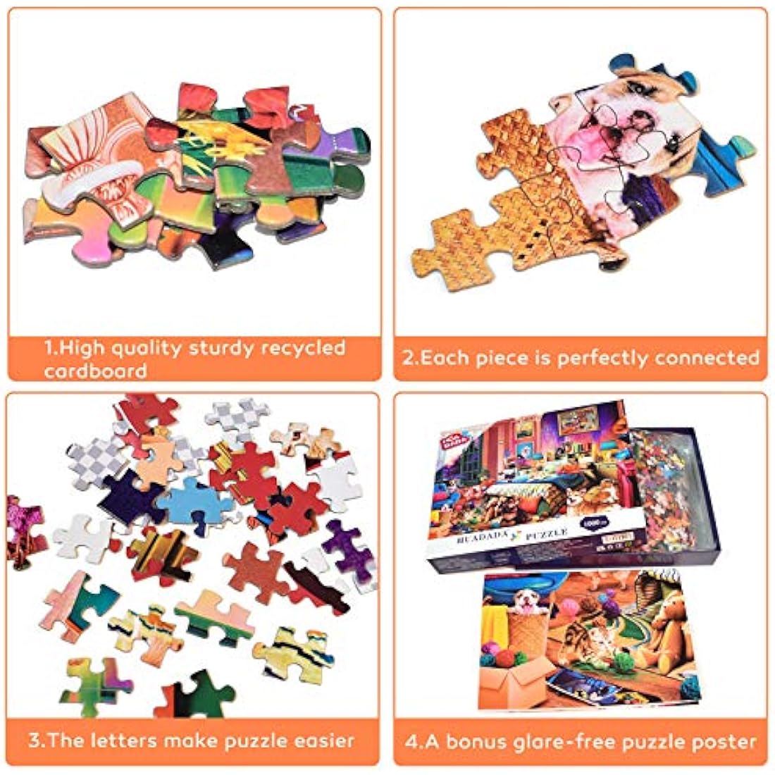 1000 Pieces Jigsaw Puzzles for Adults | Pets Animal Jigsaw Puzzles for Adults 1000 Pieces Puzzle Gifts
