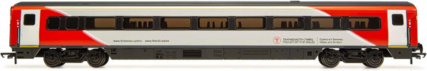 Hornby Coach Car - R40194A Transport for Wales, Mk4 Standard (End), 12225 - Era 11 Train Toy, 00 Gauge Carriage for Train Set, Rolling Stock Models for Adults - 1:76 Scale Model Gift