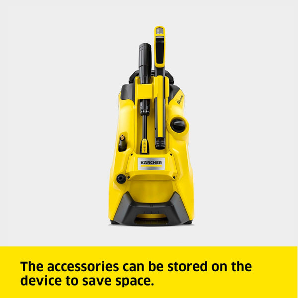 Kärcher K 5 Power Control Pressure Washer, pressure: max. 145 bar, flow rate: 500 l/h, area coverage: 40 m²/h, water filter, weight: 13 kg, high-pressure hose and gun, dirt blaster, spray lance