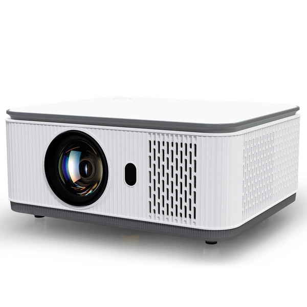 Projector with WIFI and Bluetooth, 4K 1080P Smart Movie Projector 600 ANSl Auto Keystone Quad-Core Compatible for iOS/Android/USB/HDMI/TV Stick