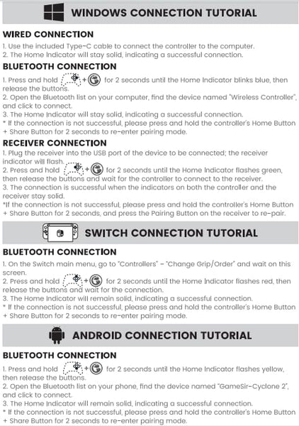 GameSir Cyclone 2 Wireless Controller - 1000Hz Polling Rate, TMR Joysticks, Hall/Micro 2-in-1 Triggers for PC/Switch/Android/iOS, PC Gaming Controller with Charging Dock(White)