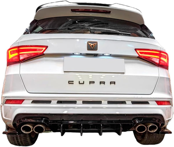 Oneway Rear Side Diffusors compatible with Cupra Ateca MK1 2018- - Gloss black