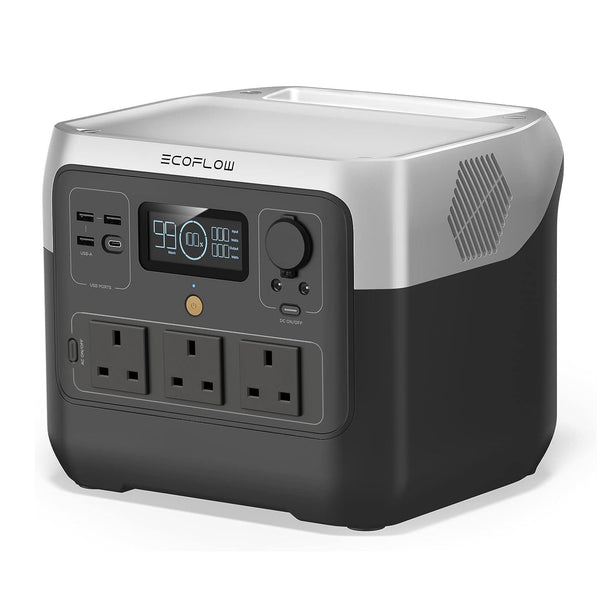 ECOFLOW Portable Power Station RIVER 2 MAX, 512Wh LiFeP04 Battery/ 1 Hour Fast Charging, Up To 1000W Output, Solar Generator (Panel Not Inc.) for Outdoor Camping/RVs/Home Use
