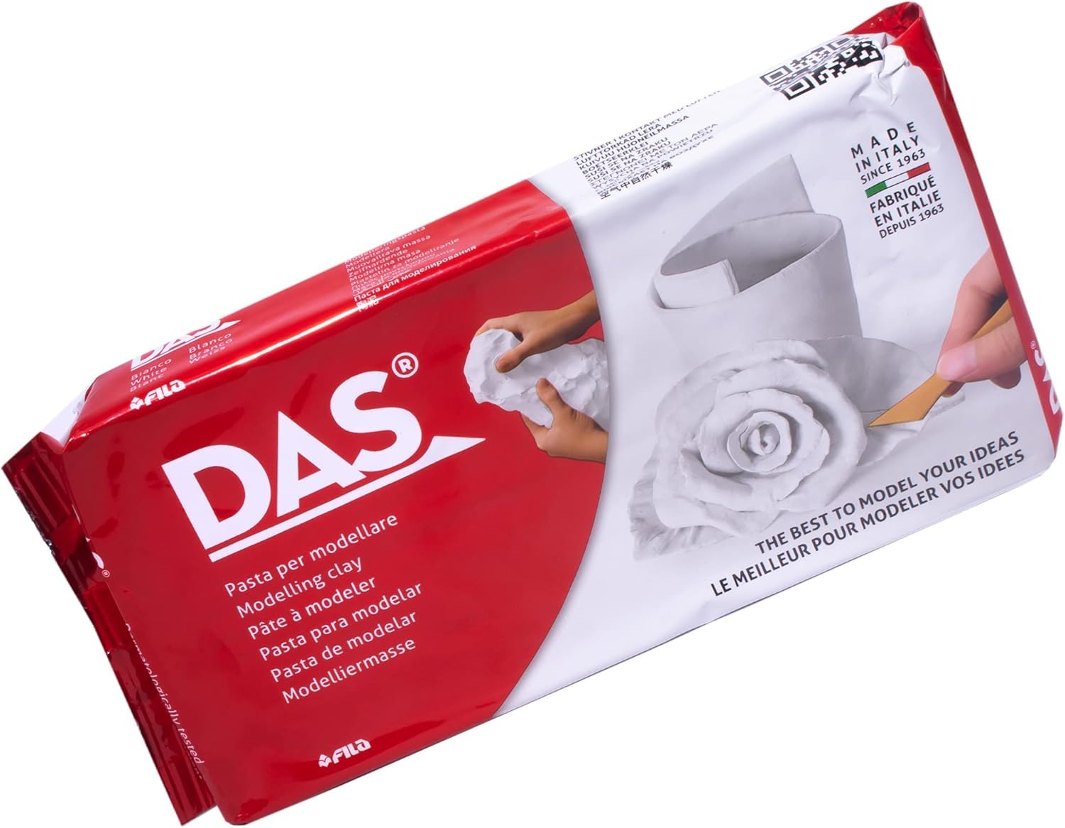 DAS Terracotta Air-Hardening 500g Modelling Clay, For Professionals & Hobbyists