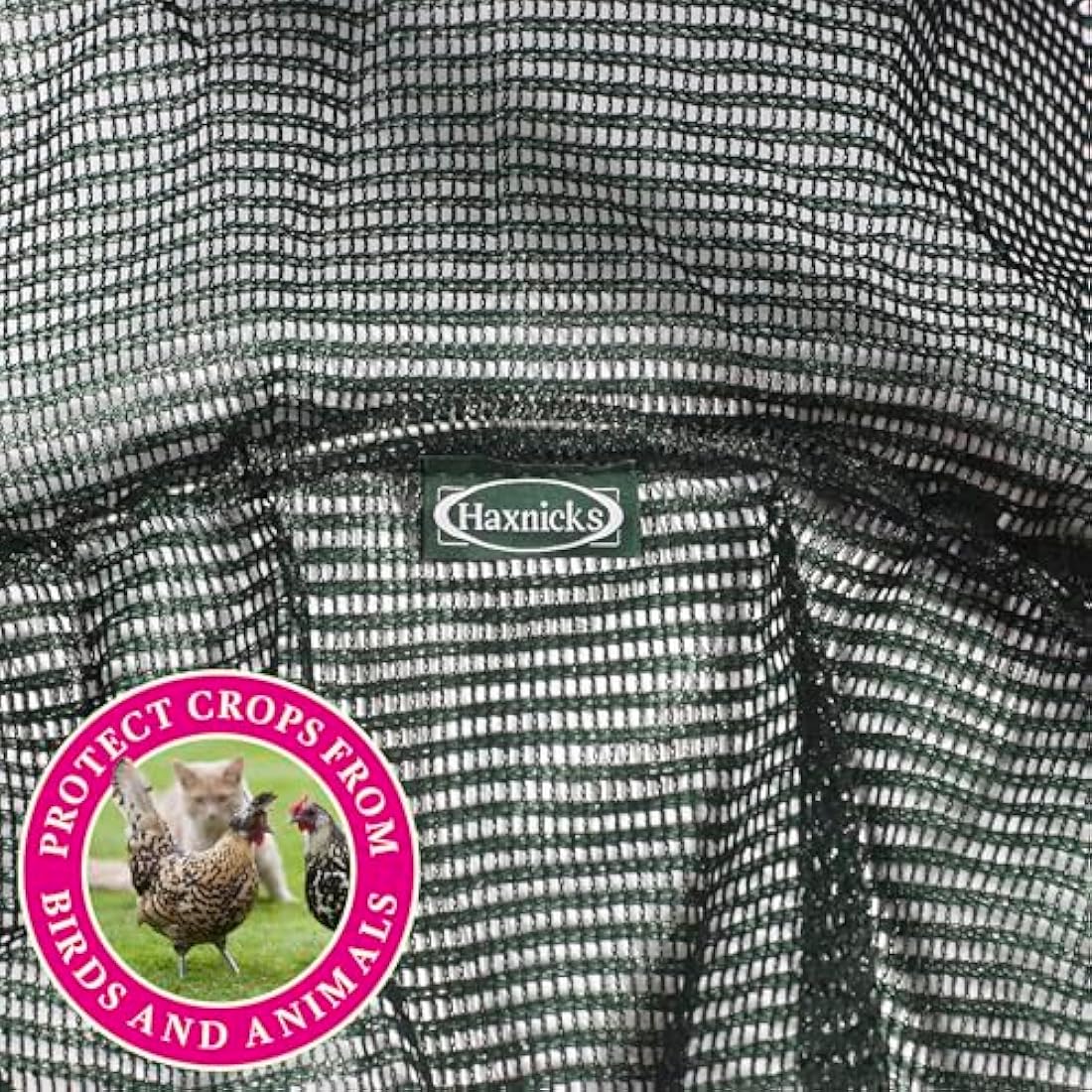 Haxnicks Giant Easy Tunnel Net For Larger Plants | Ready To Use Fold Out Design Shade Garden Tunnel | Birds Insects Harsh Weather | Prevents Scorching In Warmer Months | L300 x W60x H45cm Gtun030101