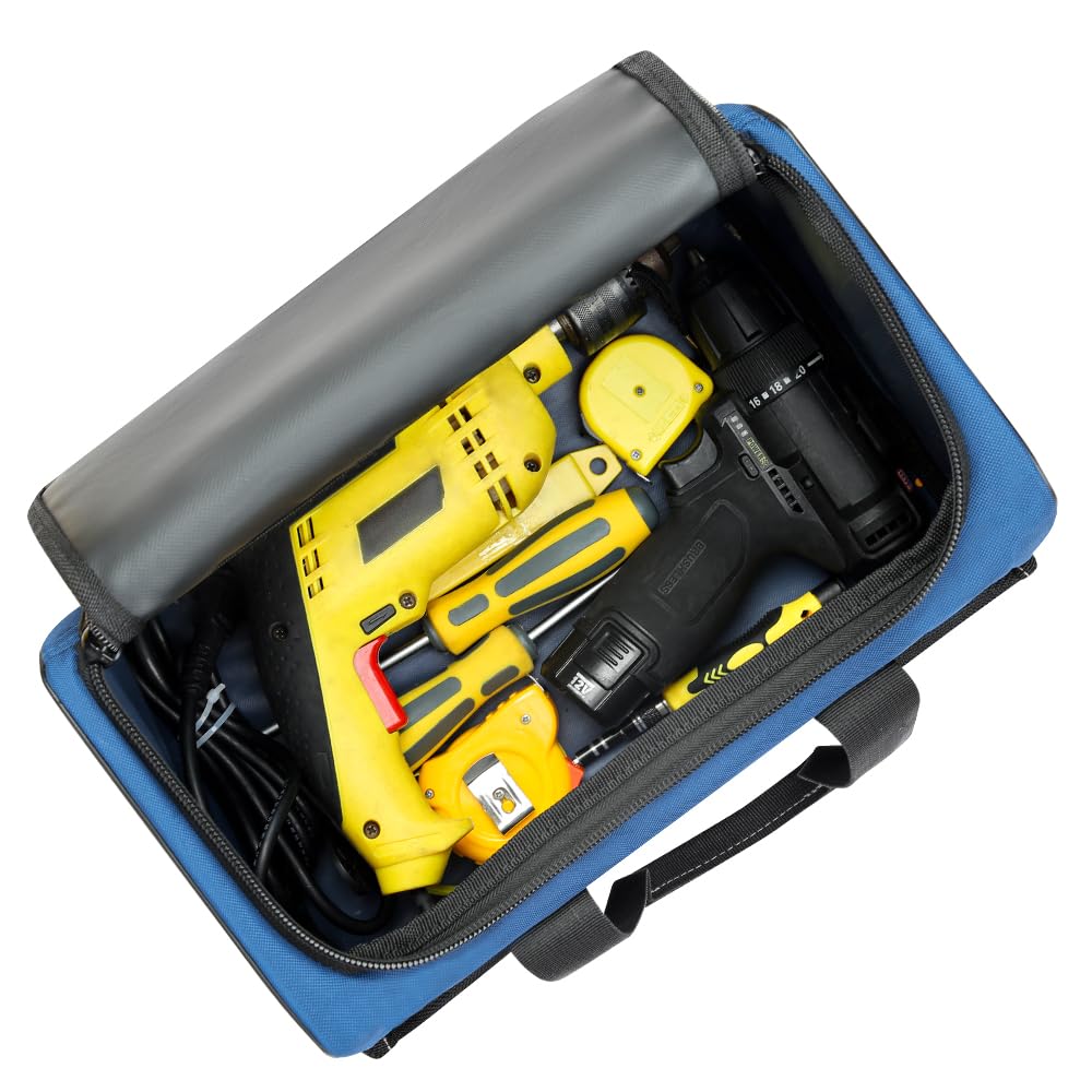 WINHUNT Tool Bag, Compact and Durable 1680 Denier Nylon, Ideal for DIY Enthusiasts and Craftsmen, Tool Organizers, Garden Tool Bag (43cm)
