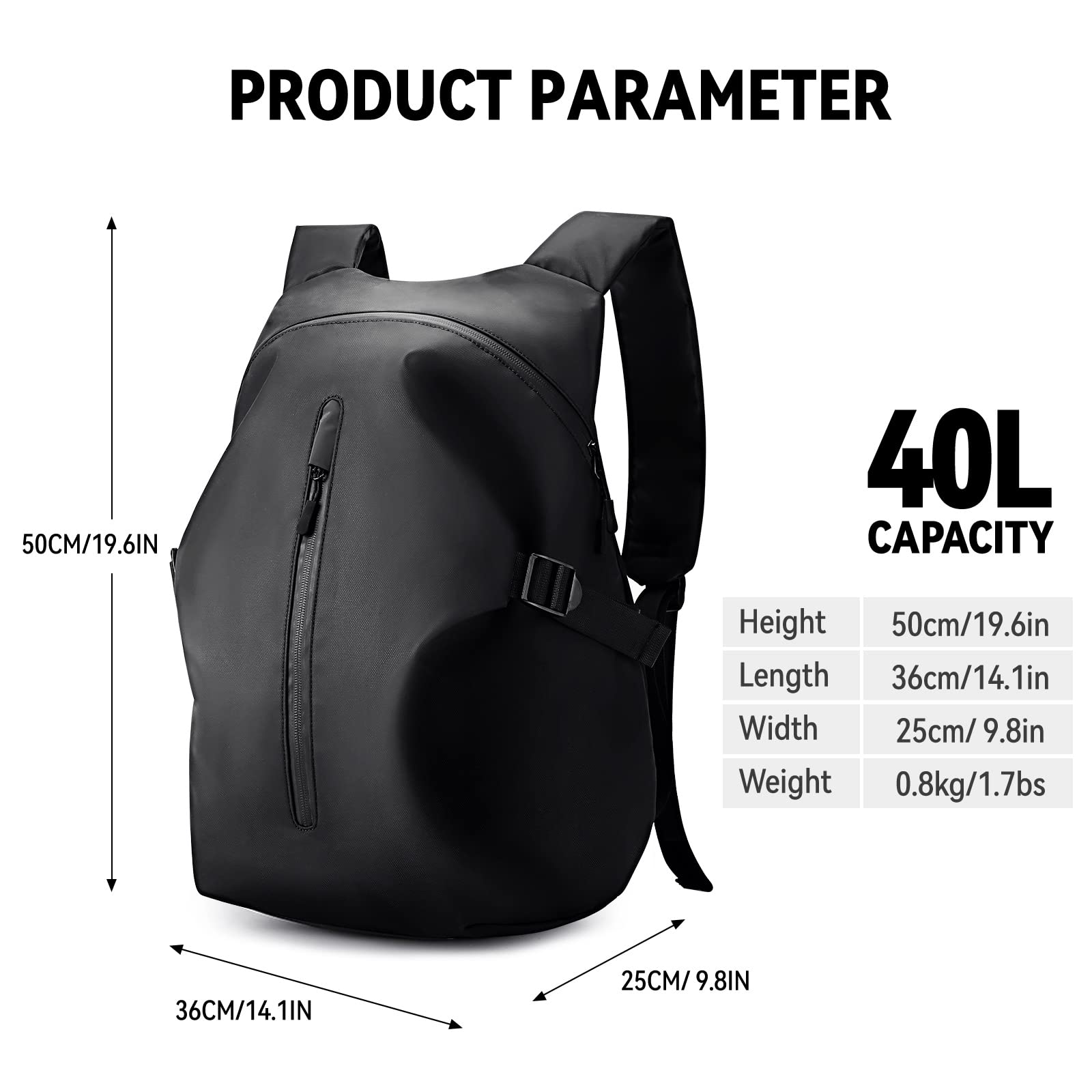 HYC00 Motorcycle Backpacks for Men Women Waterproof Motorbike Helmet Bag,Motorcycle Accessories,Motorcycle Helmet Backpack,Laptop Rucksack Travel Backpacks School Bags Hiking Treeking Rucksack Daypack