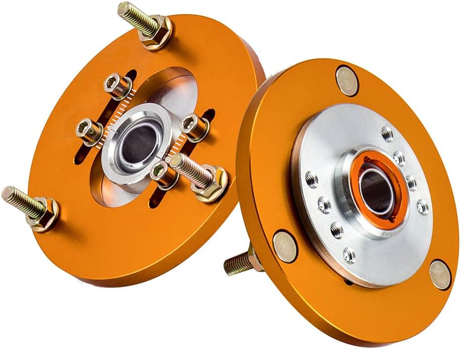 maXpeedingrods Front Camber Plates Coilovers for BMW E36 1991-1998 316i 318i 323 325i Top Mounts