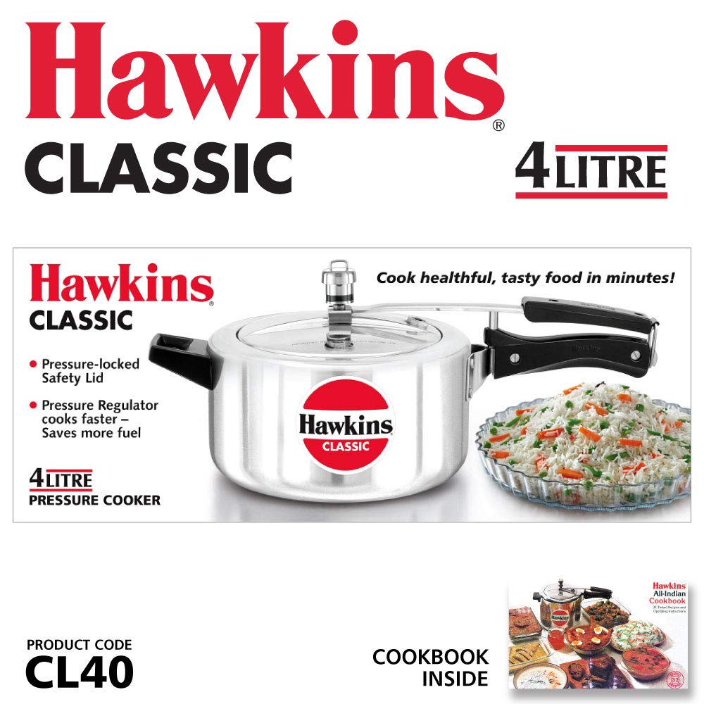 Hawkins Classic Pressure Cookers (4 Litre)