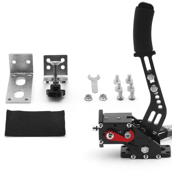 muge racing 64Bit PC USB Handbrake with Clamp for SIM Racing Games Logitech G27 G25 G29 T500 T300 FANATECOSW LFS DIRT RALLY.2, Red