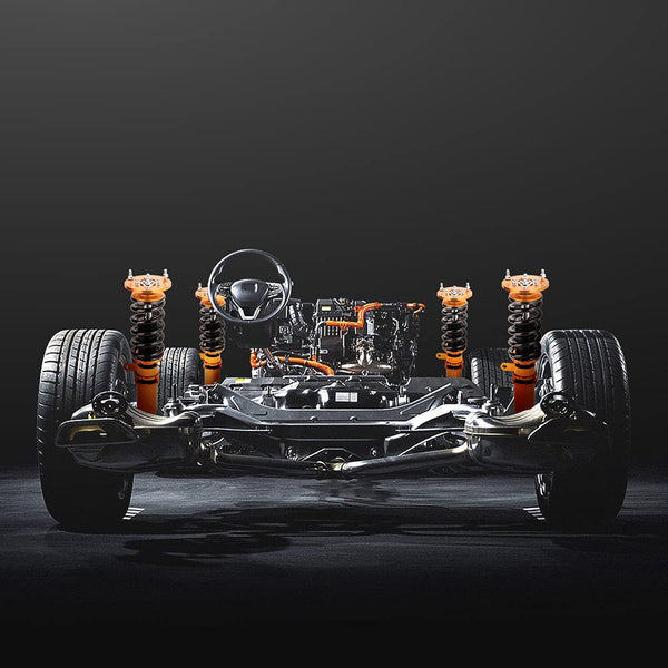 maXpeedingrods Coilovers Shock Suspension for BMW E46 3 Series 316i 318i 320i 323i 325i 328i 330i 1998-2006 - Red