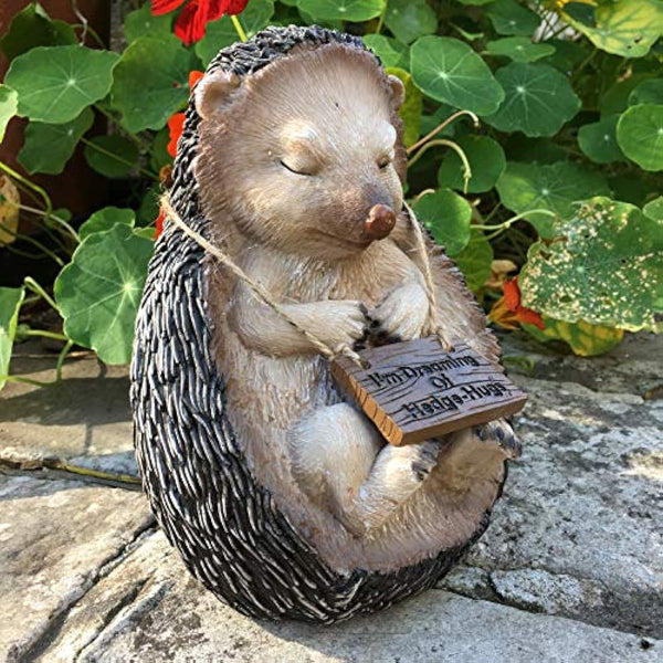 Heather Hedgehog Resin Garden Ornament