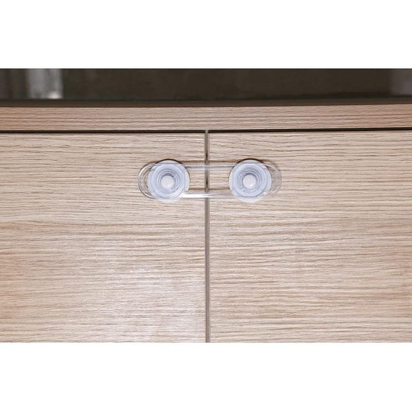 Dreambaby 3 Multi-Purpose and 4 Mini Multi-Purpose Latches - Value Pack (Transparent), 7 Pieces