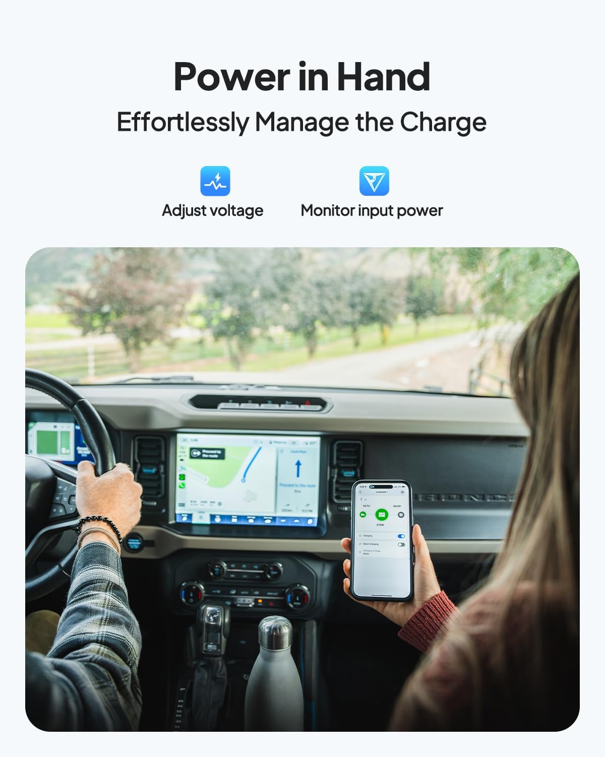 BLUETTI Charger 1, 560W Alternator Charger, Fast DC-DC for Portable Power Stations, 6X Faster Than Cigarette Chargers, Compatible with 95% Solar Generator, Perfect for Road Trips, RVing